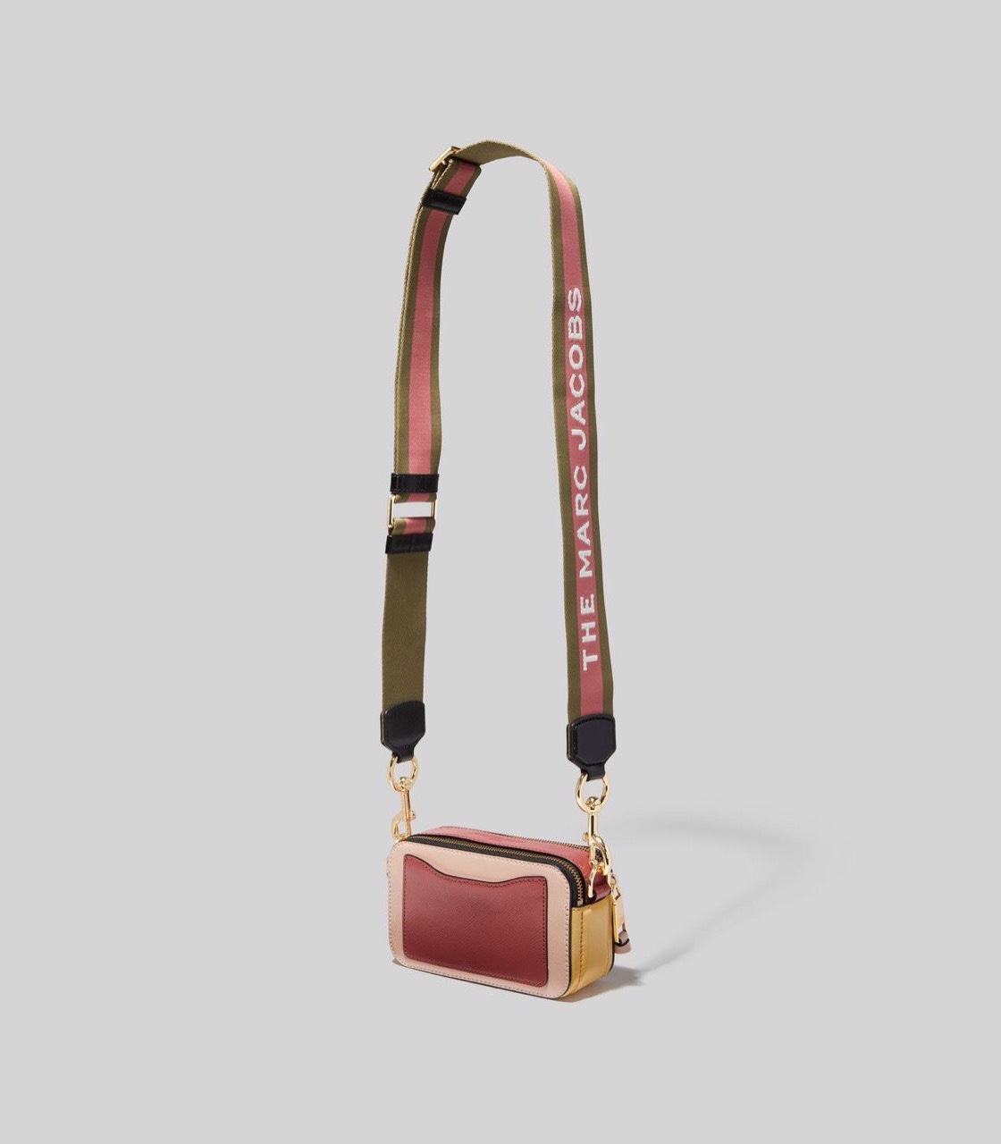 Túi đeo chéo nữ Marc Jacobs da thật màu hồng | Túi xách Snapshot Camera bag mẫu mới nhất 6